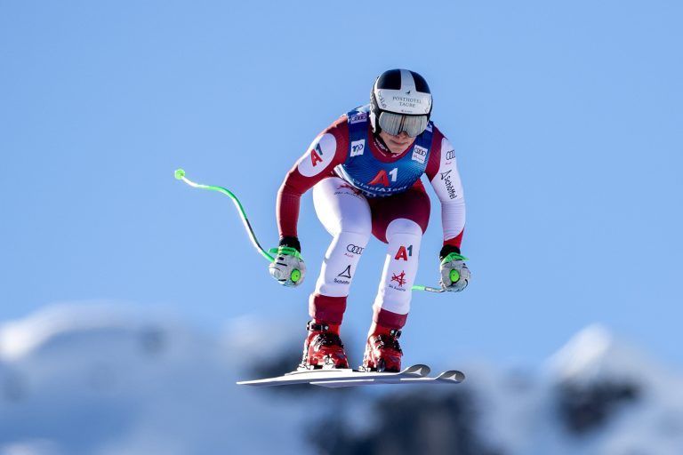 ABD0218_20240113 – ALTENMARKT –
STERREICH: Emily Schoepf (AUT) whrend der Abfahrt der Frauen am Samstag, 13. Jnner 2024, in Altenmarkt-Zauchensee. – FOTO: APA/EXPA/JOHANN GRODER