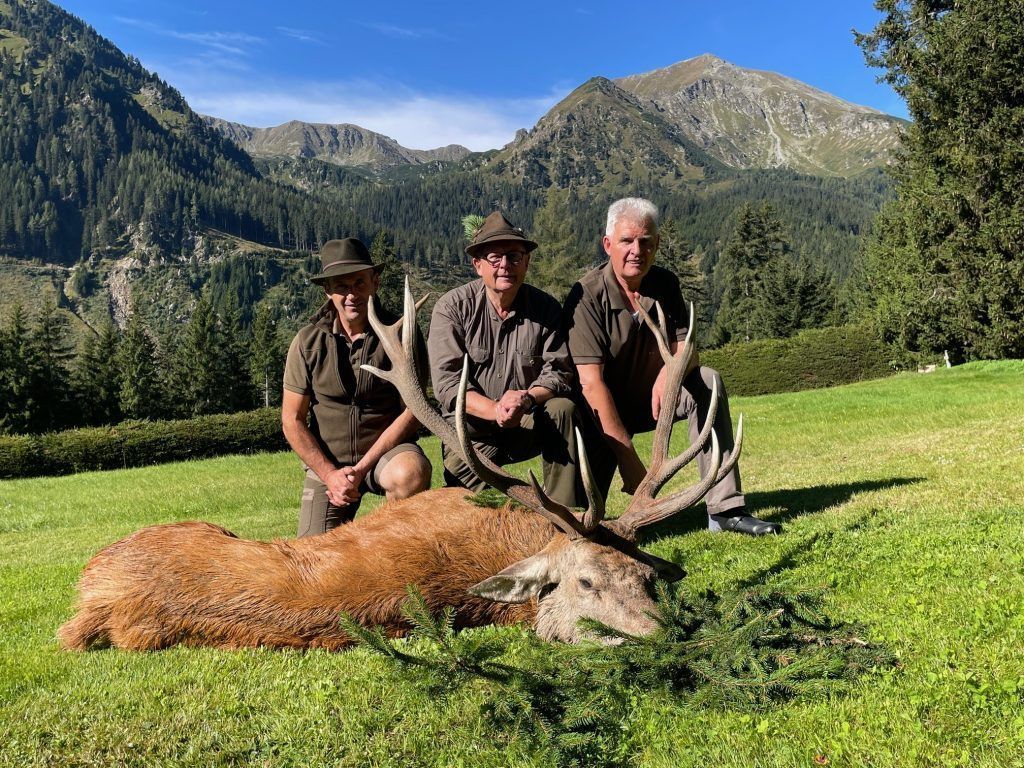 Voller Einsatz für die Jagd