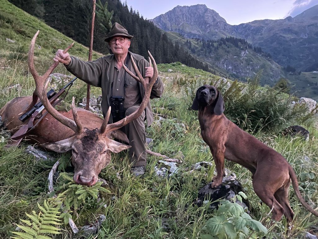 Voller Einsatz für die Jagd