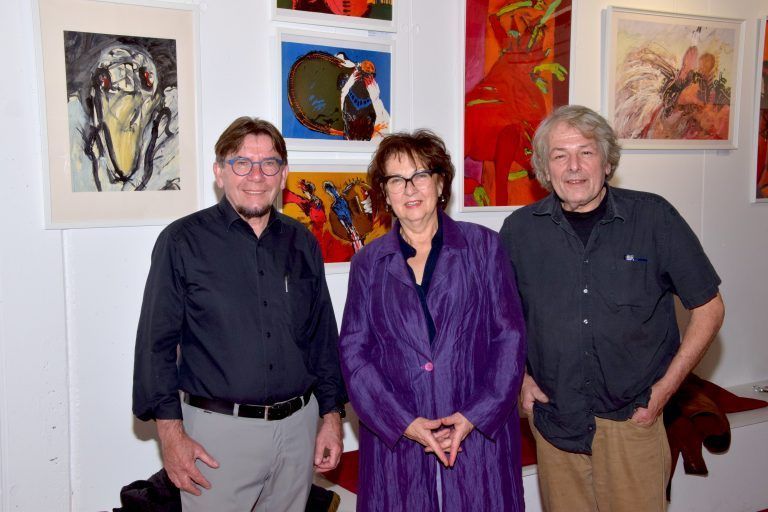 Eröffnung der Ausstellung "Phasen - Positionen", Werke des Künstlers Wilhelm Schramm, Kellergalerie Kukuphi