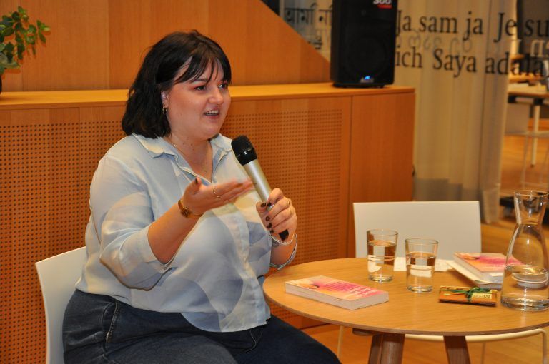 Lesung, Teresa Reichl in der Stadtbibliothek Dornbirn