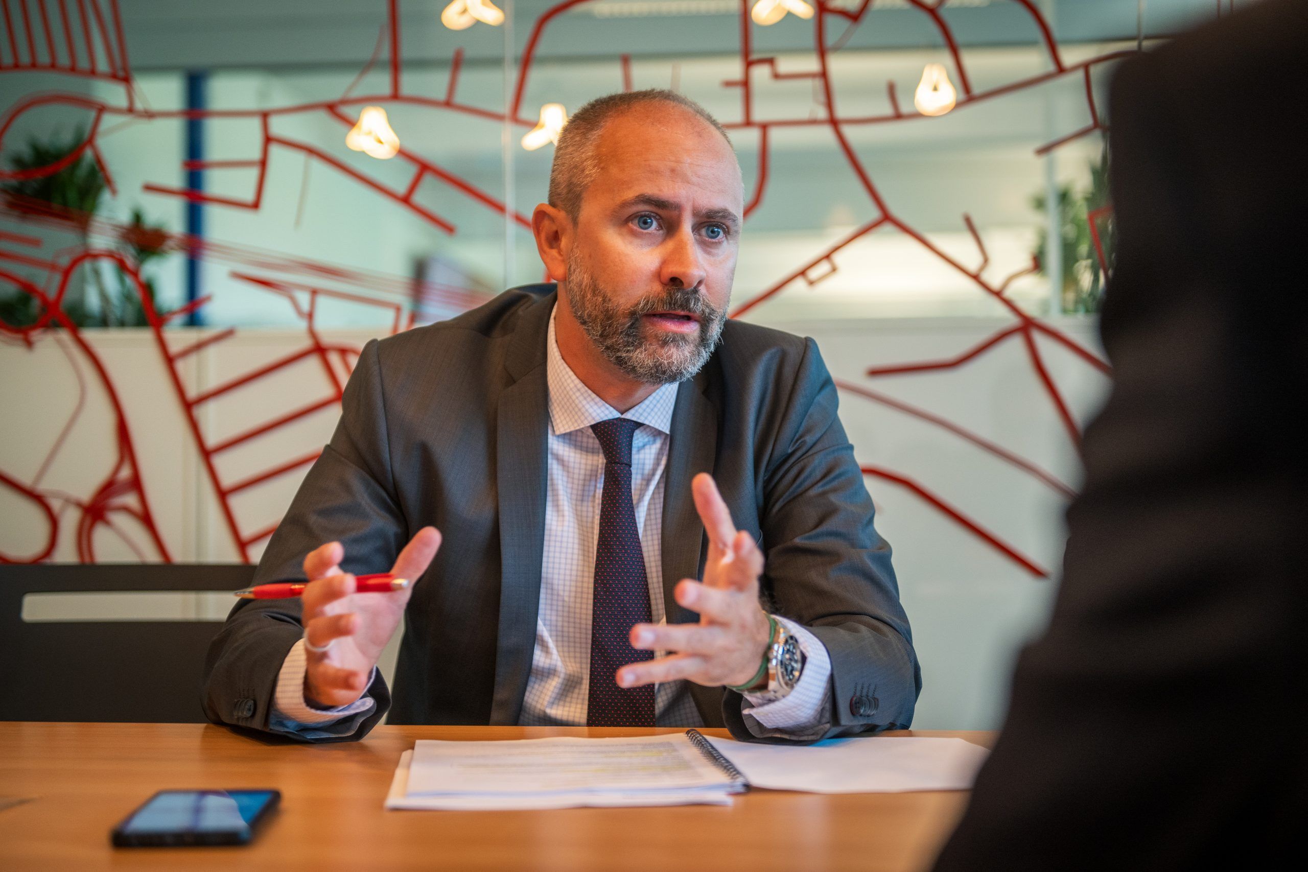 Interview Dieter Hengl (Vorstand Bank Austria) und Claus Jesckko