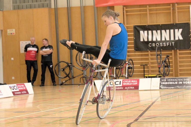 Hallenrad Radball Kunstrad ÖM 2024 Koblach