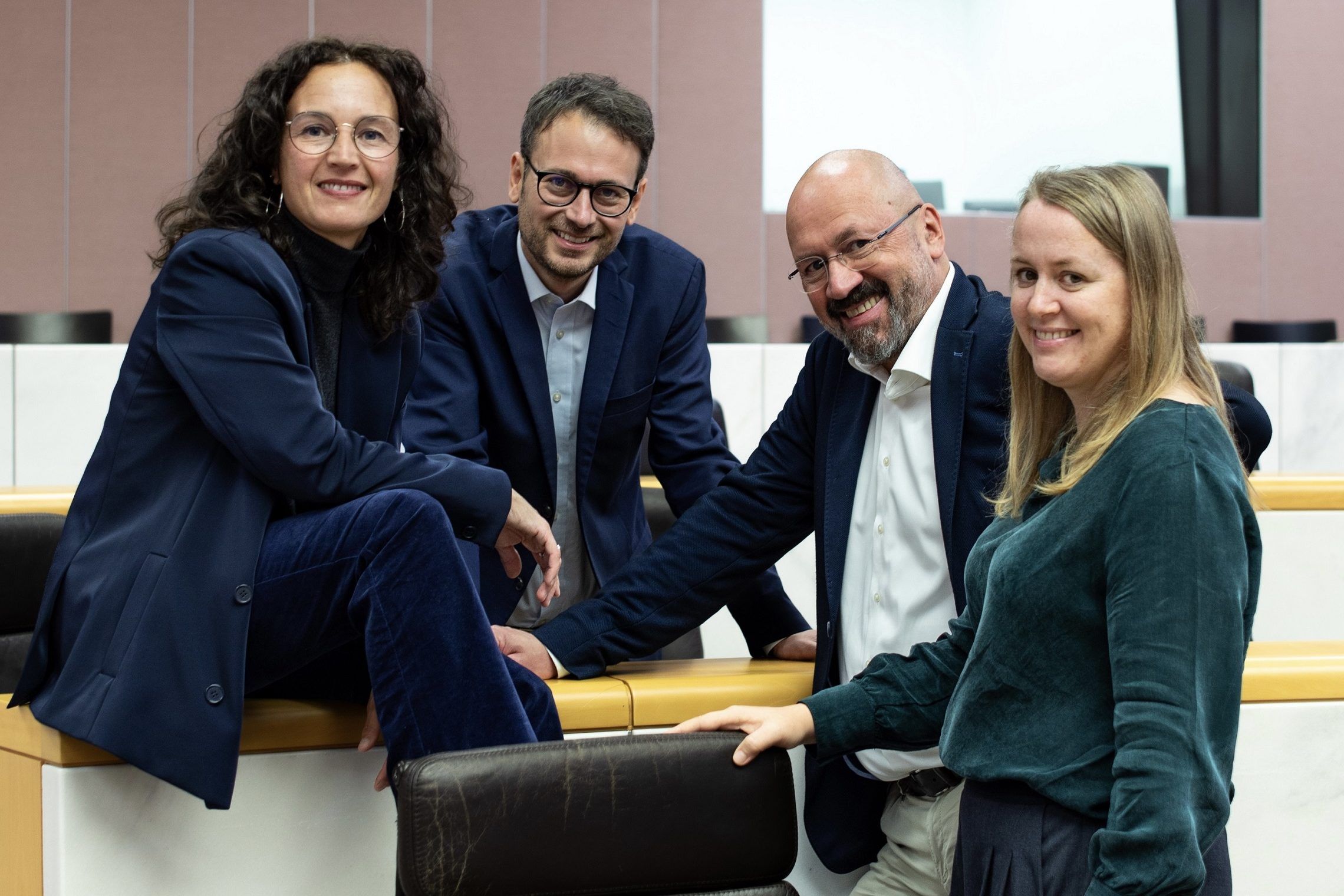 Eva Hammerer, Daniel Zadra, Bernie Weber, Christine Bösch-Vetter, Grüner Landtagsklub