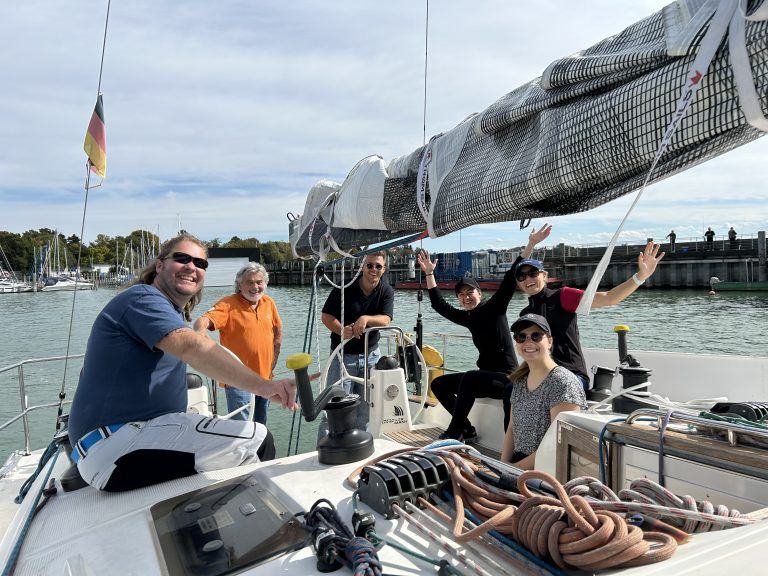 Vorarlberger Nachrichten bei der Regatta der Interboot