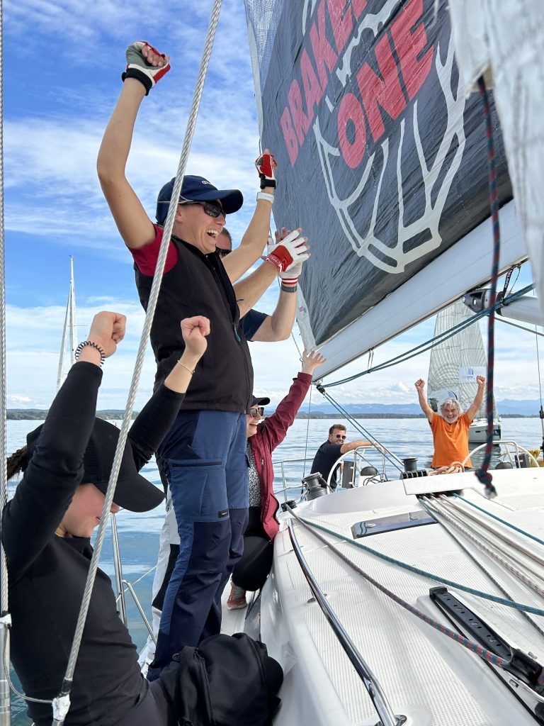 Vorarlberger Nachrichten bei der Regatta der Interboot