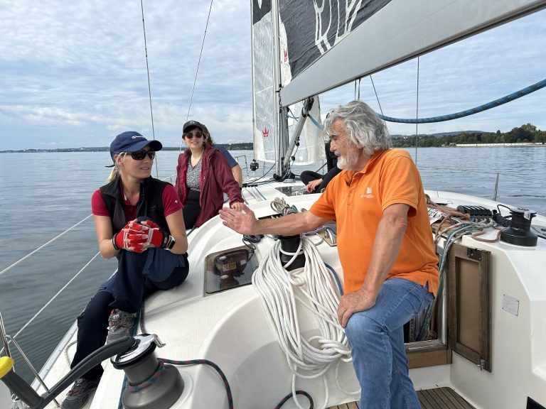 Vorarlberger Nachrichten bei der Regatta der Interboot