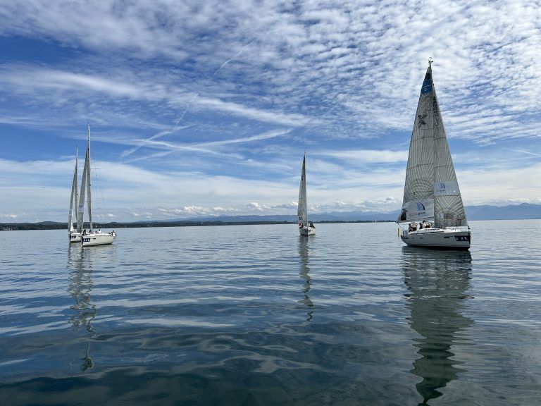 Vorarlberger Nachrichten bei der Regatta der Interboot