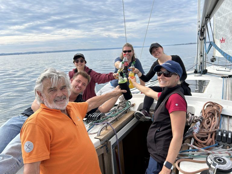 Vorarlberger Nachrichten bei der Regatta der Interboot