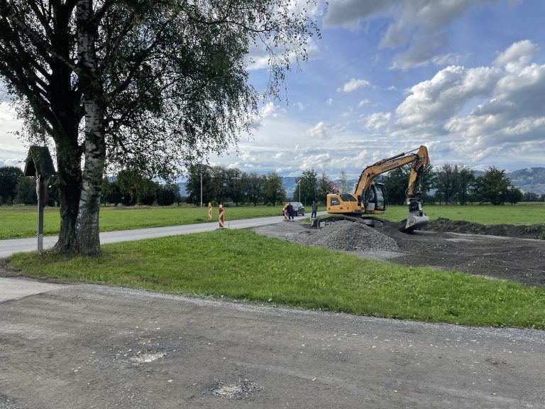 Altach LKW-Straße; Baubeginn