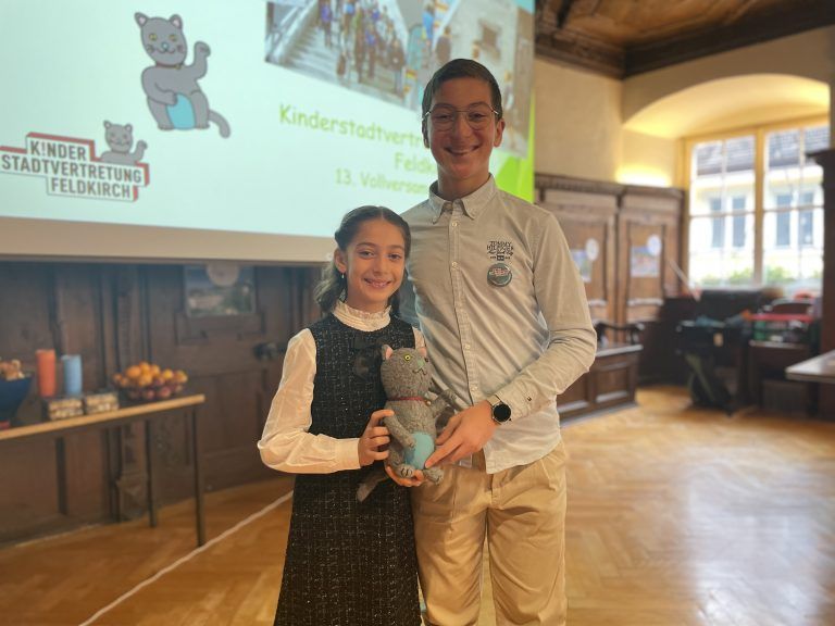 Kinderstadtvertretung, Angelobung, 13. Vollversammlung mit Manfred Rädler und Natalie Koch