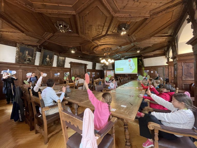 Kinderstadtvertretung, Angelobung, 13. Vollversammlung mit Manfred Rädler und Natalie Koch