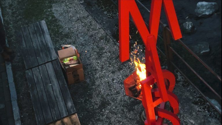 Marsfeuer von Edgar Büchel