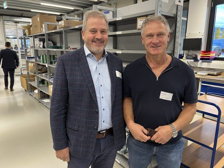 Thomas Depaoli (IMA Schelling) und Helmut Hagen (Schwarz Maschinenbau)