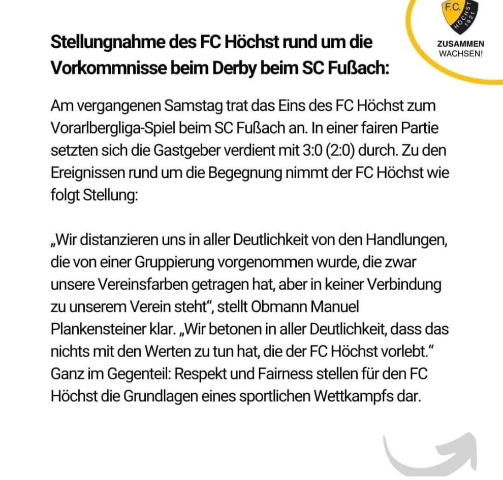 Störfeuer vor und nach Derbysieg