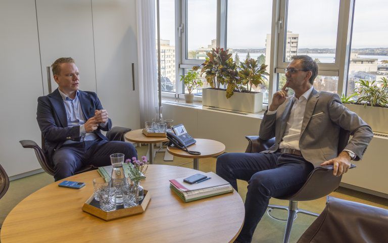 Gespräche zwischen LH Markus Wallner und Christof Bitschi