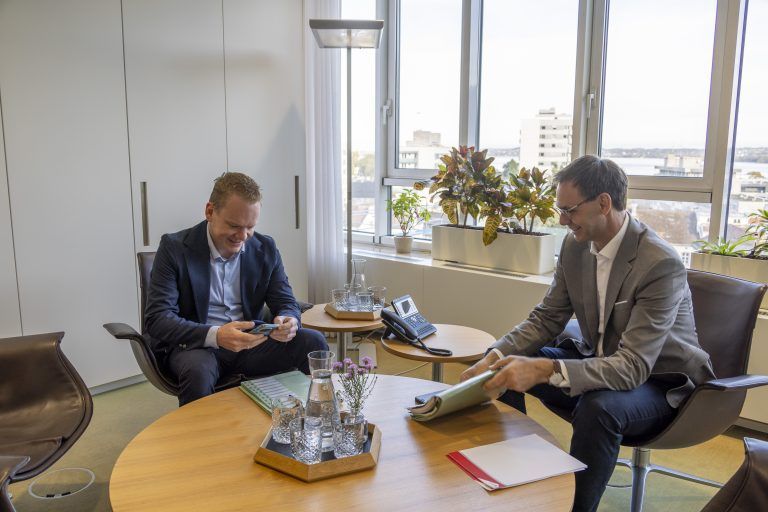 Gespräche zwischen LH Markus Wallner und Christof Bitschi