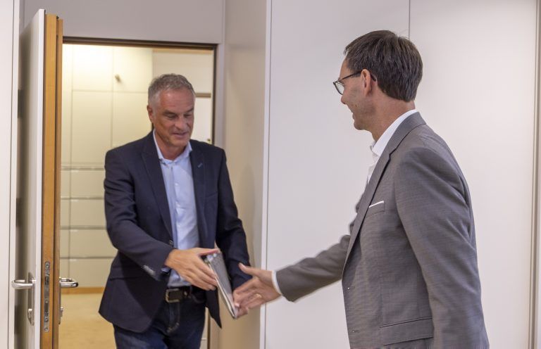 Gespräche zwischen LH Markus Wallner und Mario Leiter