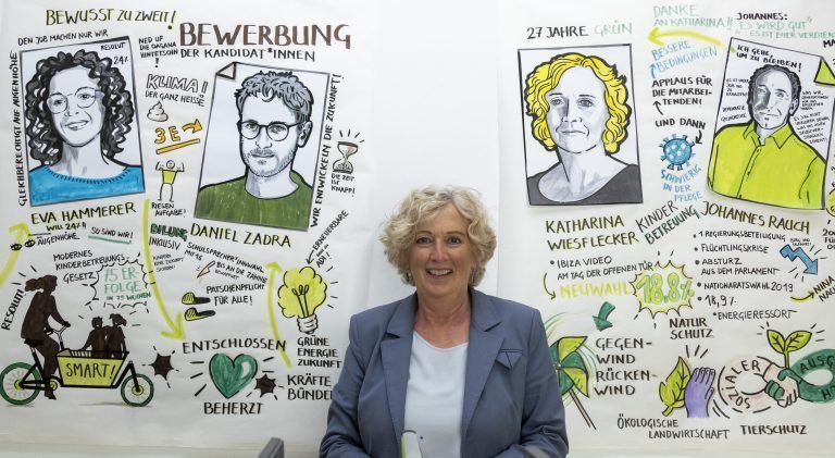 Abschiedsinterview mit Katharina Wiesflecker Runde durchs Landhaus, Lieblingsplätze, Büro, Sitzungssaal, Landhaus