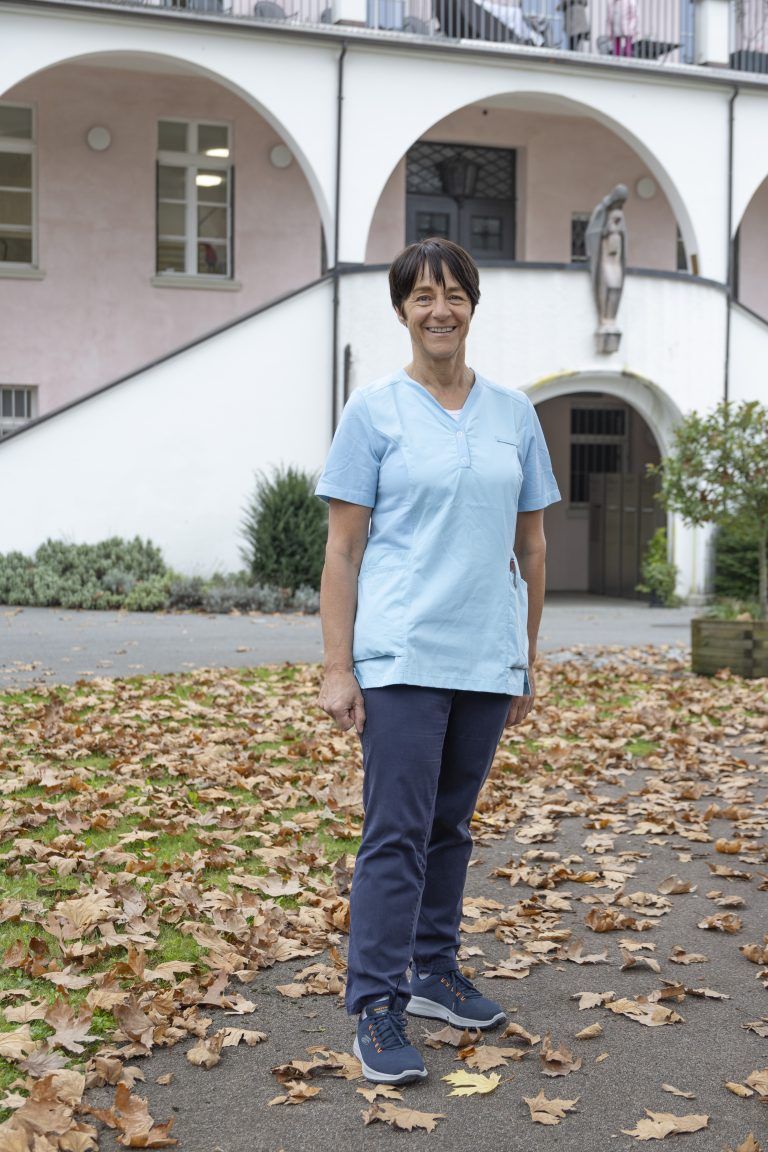 vorarlberger mit irmgard längle, sie ist pflegerin im hospiz VdT