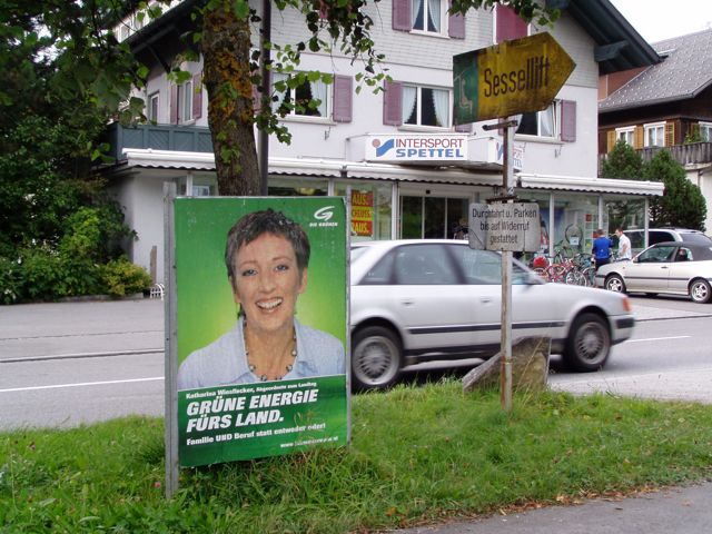 Katharina Wiesflecker, Wahlplakat 2004