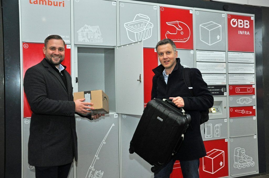 Neue „multifunktionale Locker“ am Bahnhof Dornbirn