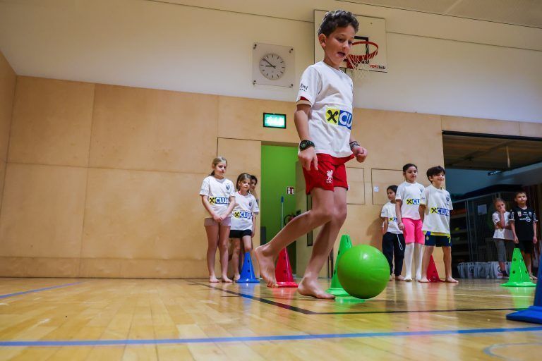 Fußball, Schultour SCR Altach, Volksschule Röthis