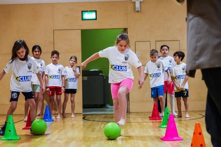 Fußball, Schultour SCR Altach, Volksschule Röthis