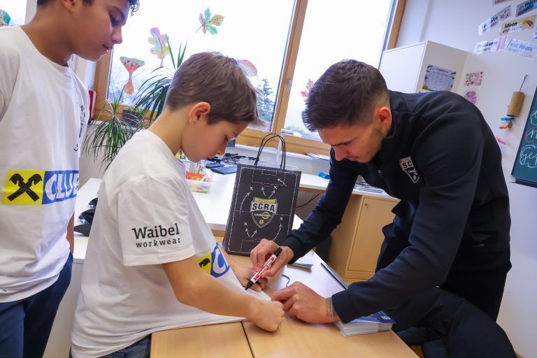 Fußball, Schultour SCR Altach, Volksschule Röthis