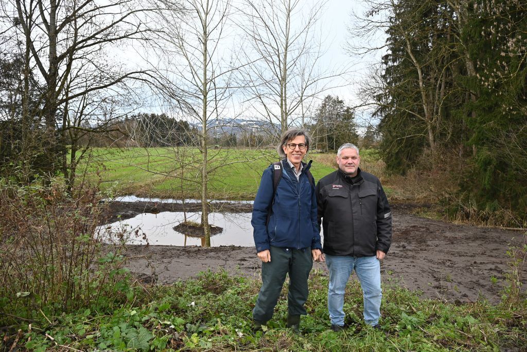 Amphibien bekommen Biotope im Ried