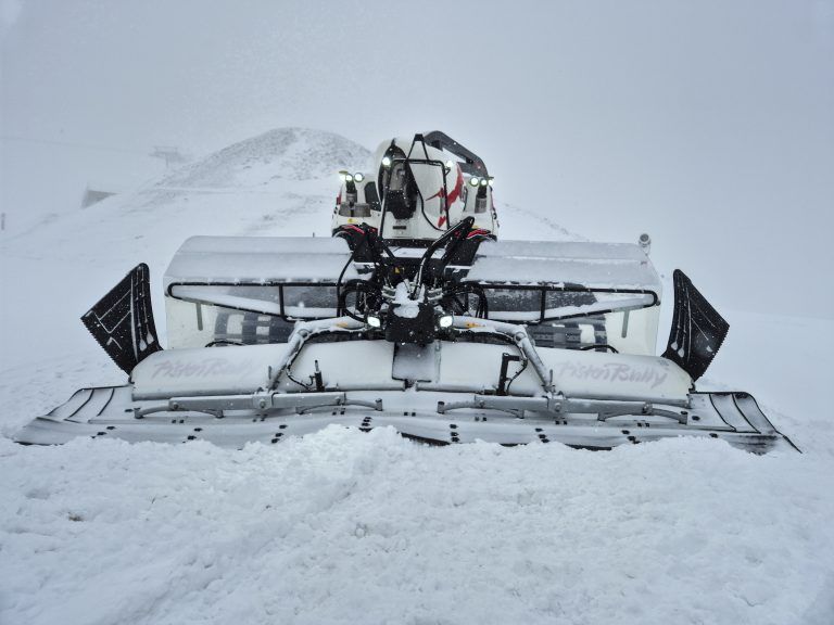 Pistenbully 800, Pistenchef Mario Tschofen, Valisera Bahn, Silvretta Montafon