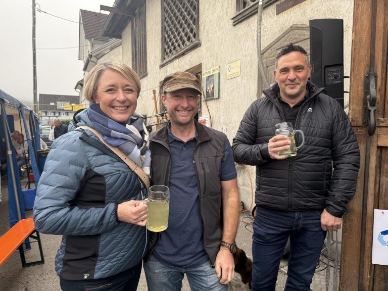 Andrea Kerbleder, Manfred Hagen, Markus Kerbleder - Mostfest im Torkel Altenstadt