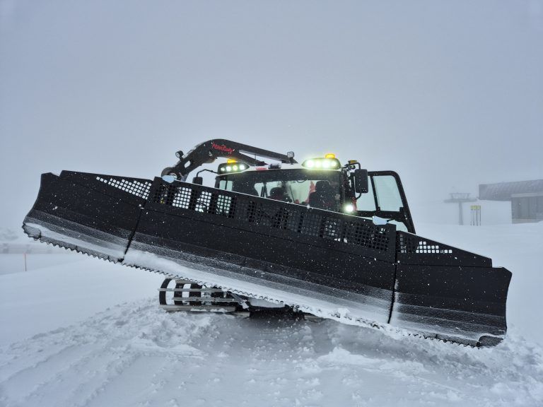 Pistenbully 800, Pistenchef Mario Tschofen, Valisera Bahn, Silvretta Montafon