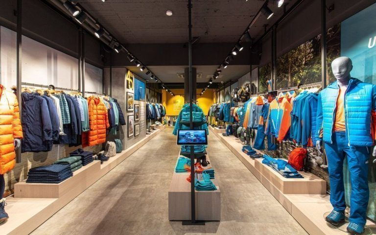 Jack Wolfskin Store inside