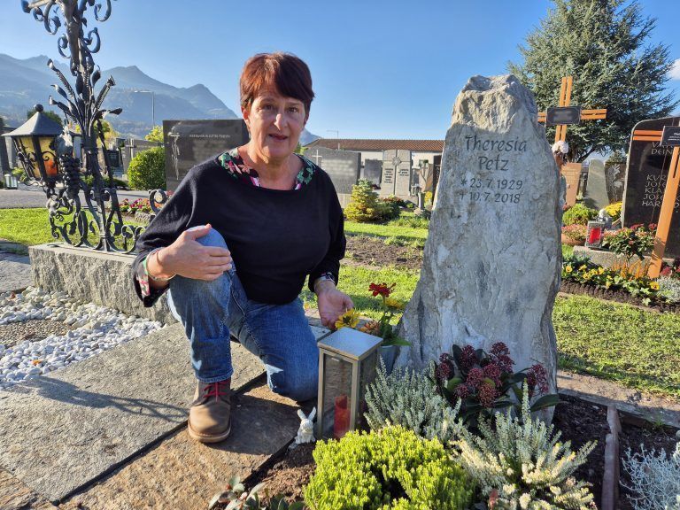 Angelika Petz, Friedhof Bludenz
