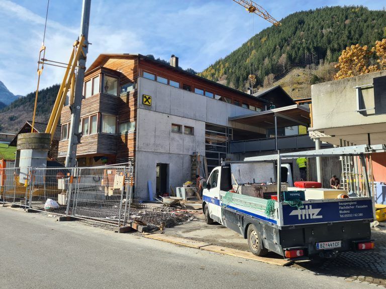 Spar, Nahversorger, Neubau, Baustelle