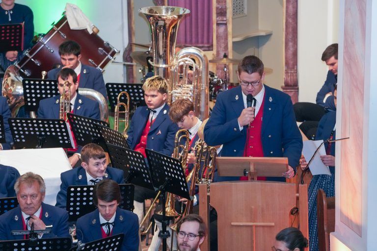 Konzert Emotionen der Harmoniemusik Vandans in der Friedhofskirche