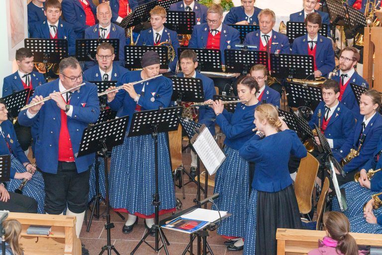 Konzert Emotionen der Harmoniemusik Vandans in der Friedhofskirche