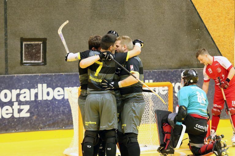 Die Dornbirner Rollhockey-Cracks hatten am Wochenende allen Grund zum Jubeln. 