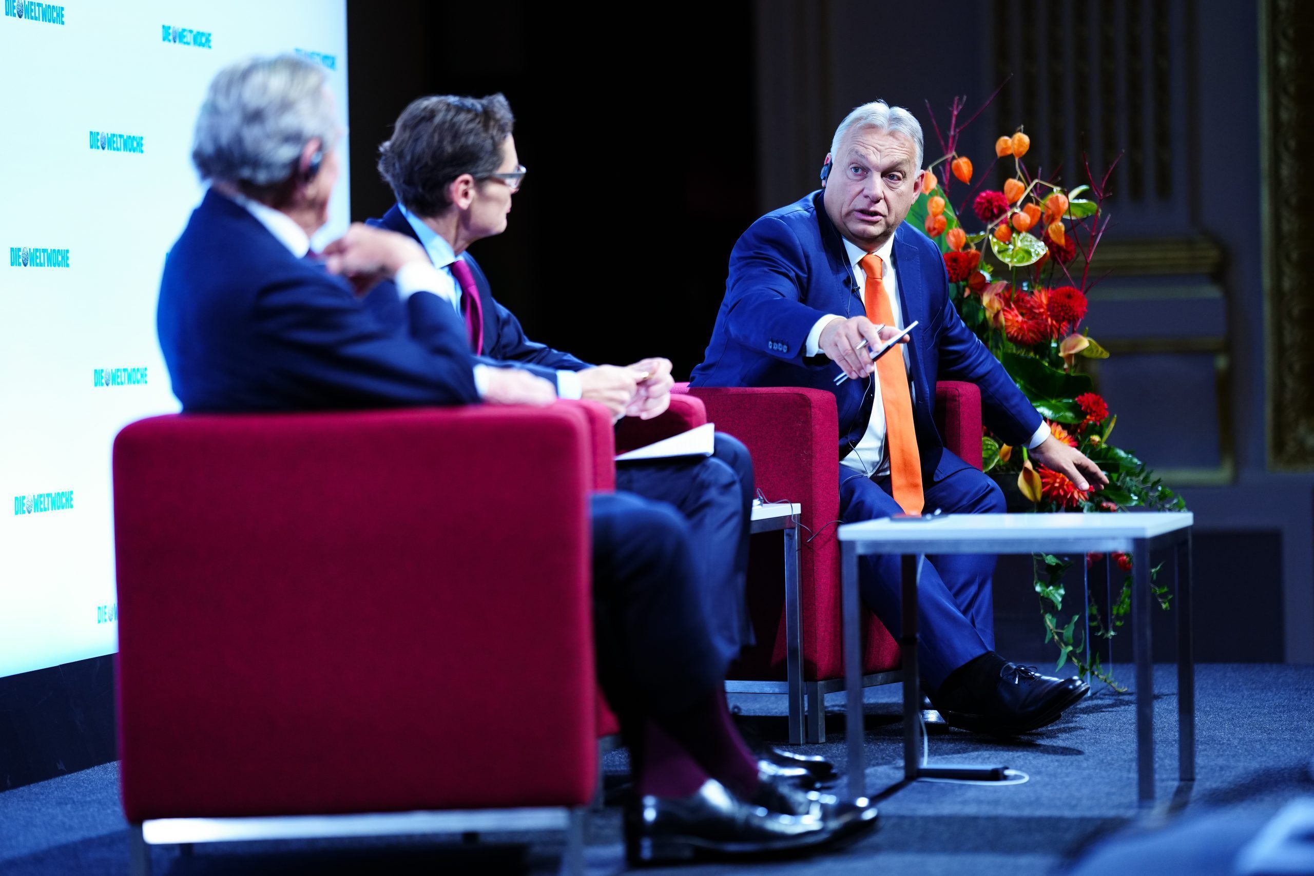 ABD0048_20241031 – WIEN – STERREICH: Ministerprsident Viktor Orban am Donnerstag, 31. Oktober 2024, anlsslich einer Diskussionsveranstaltung von ?Die Weltwoche? in Wien. – FOTO: APA/EVA MANHART