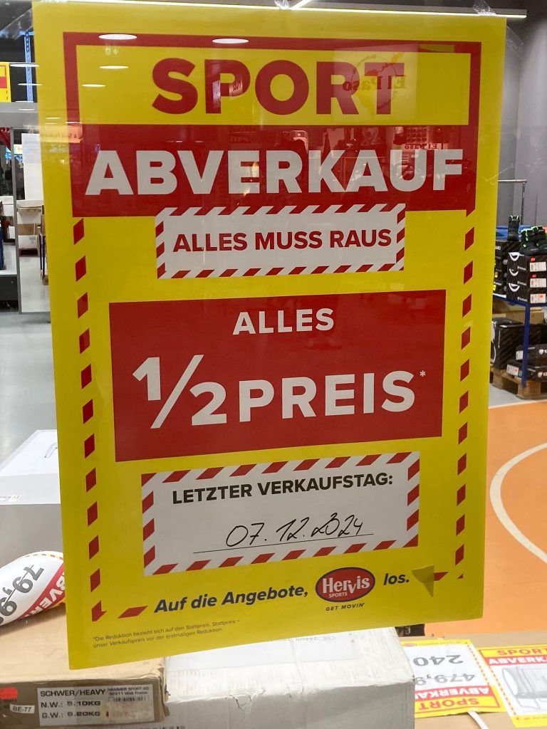 hervis Feldkirch Abverkauf