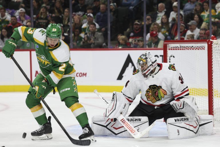 Blackhawks Wild Hockey