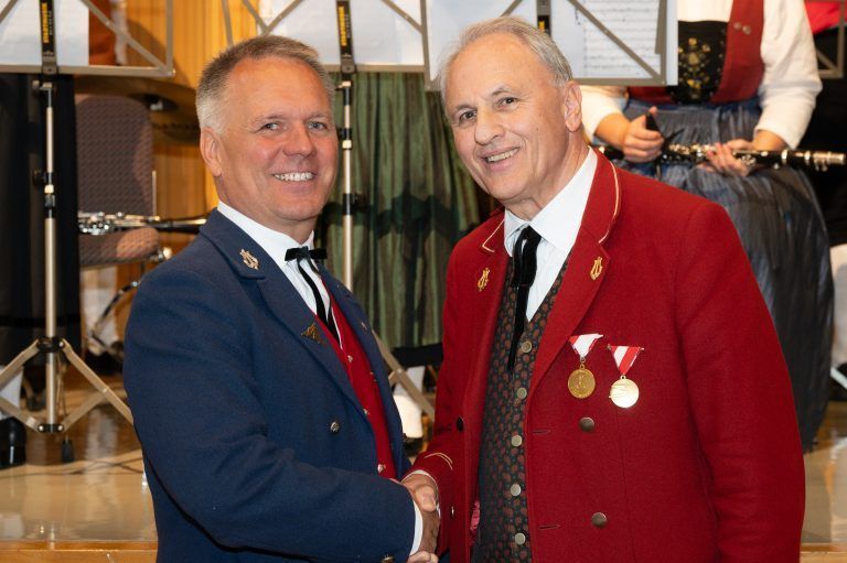 Generalversammlung Blasmusikverband mit Verabschiedung Landesobmann Baldauf
