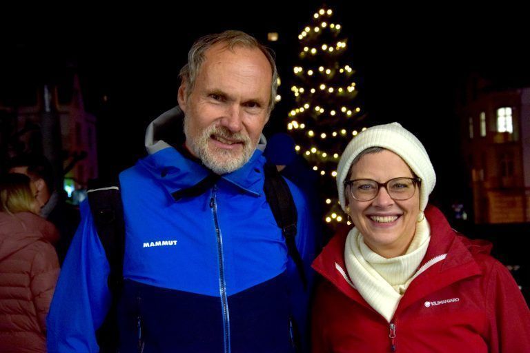 Bludenzer Christbaum illuminiert, Landhaus