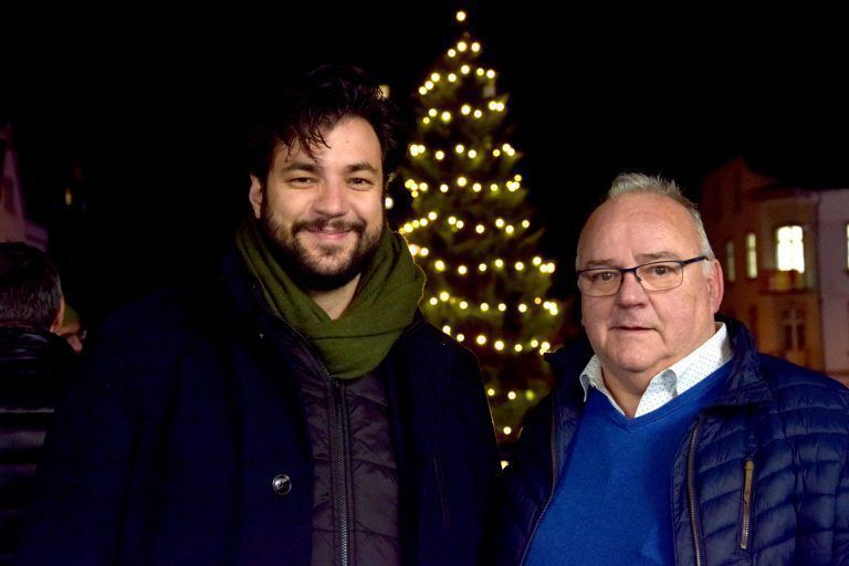 Bludenzer Christbaum illuminiert, Landhaus