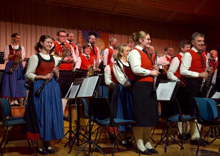 Cäciliakonzert der Trachtenkapelle Gantschier, Saal der Polytechnischen Schule