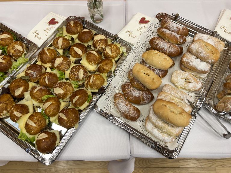Das herrliche Frühstück kam von Michael Pfanner-Planggerś Catering Mensa