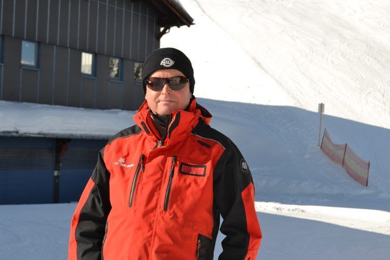 Pistenraupen in Lech