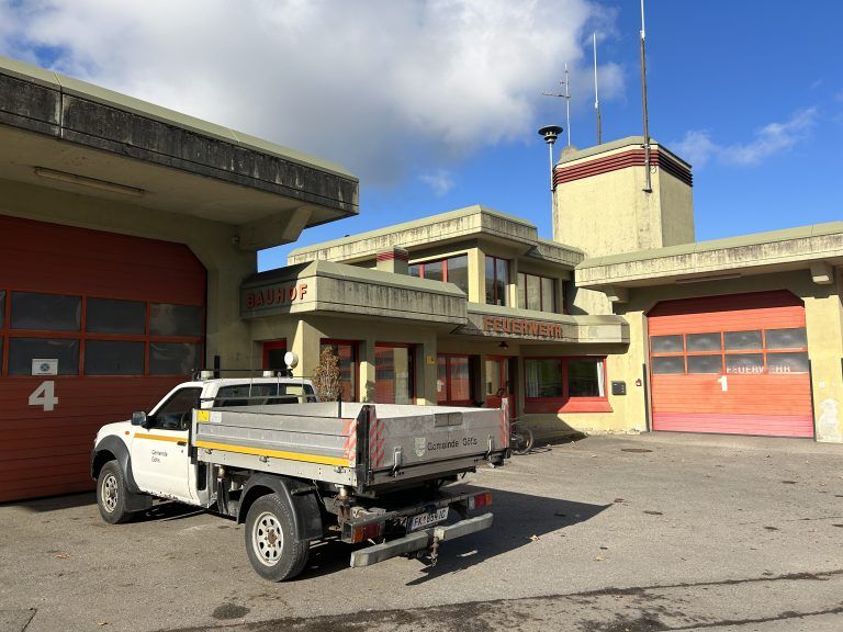 Bauhof, Neubau, Feuerwehr, Spatenstich
