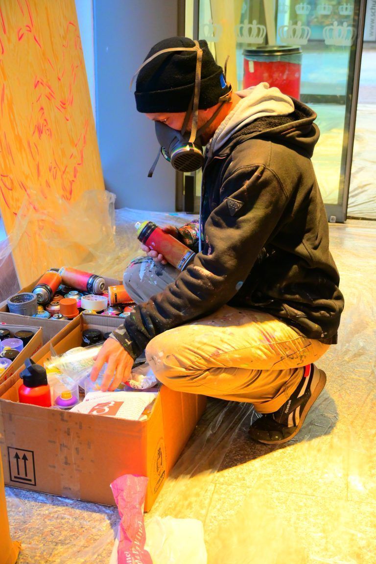 Sprayaktion
